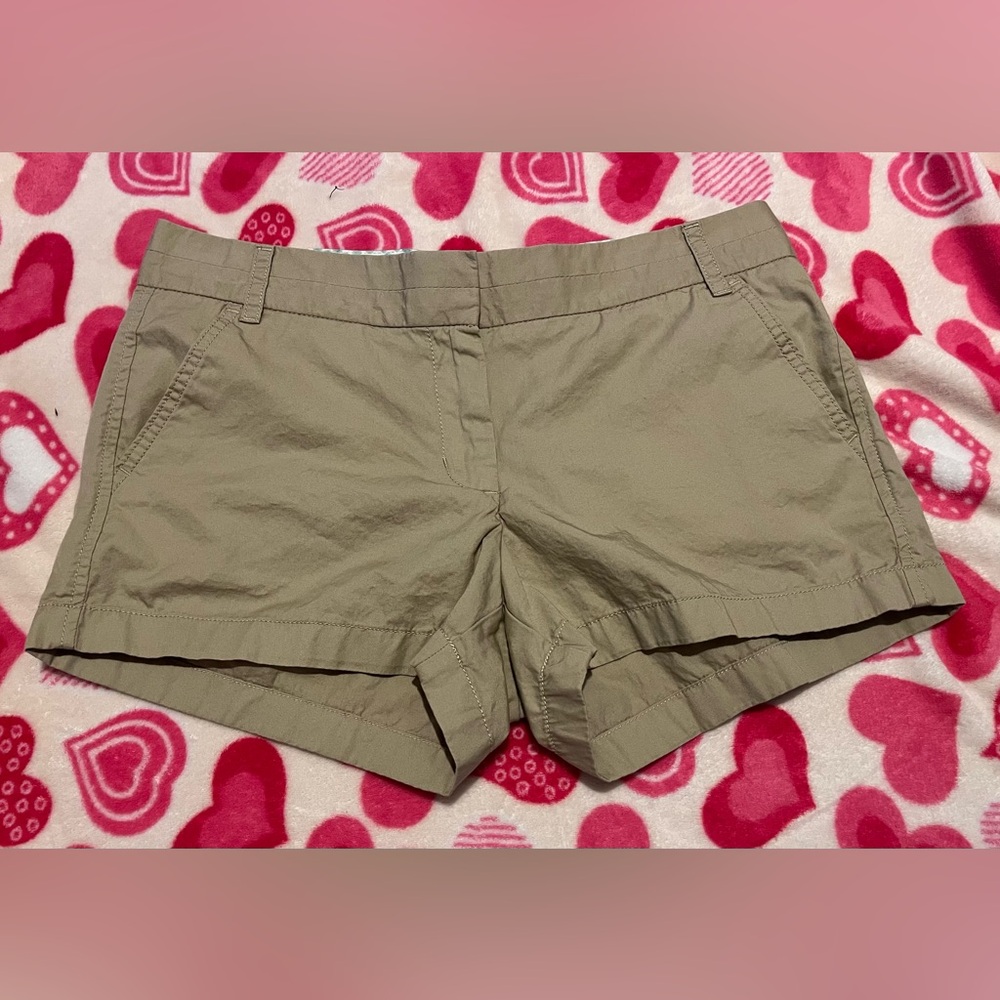 J.Crew Size 8 3 Inch City Fit Chino Shorts